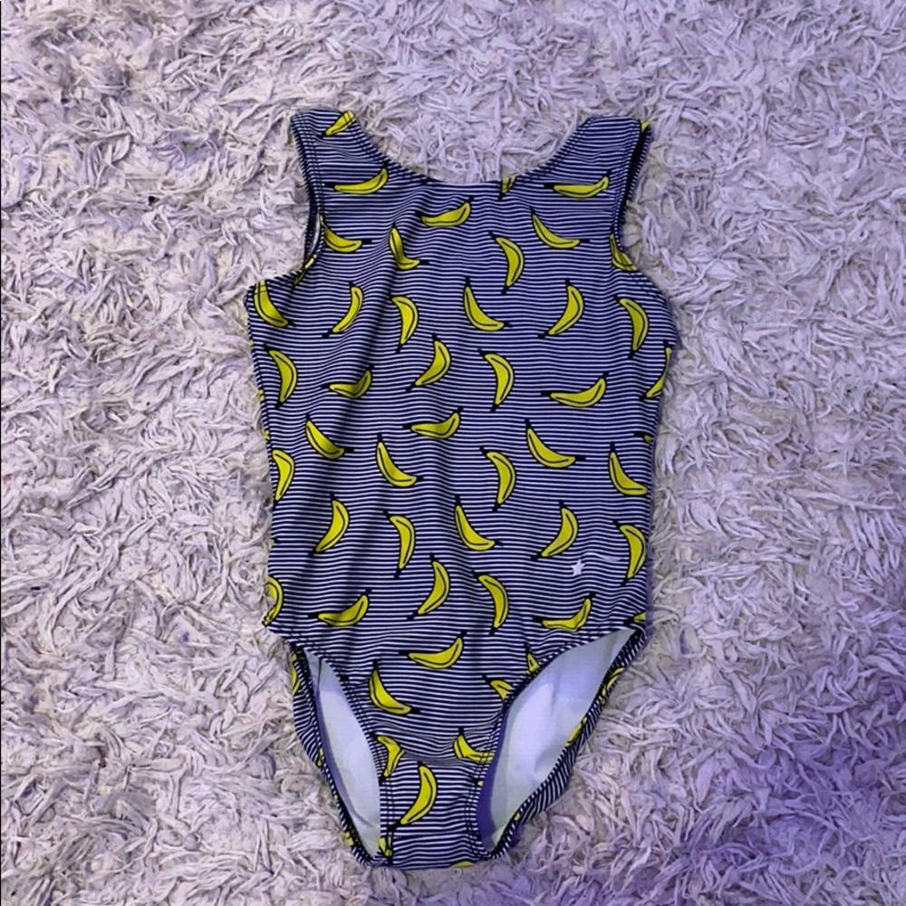 Banana gymnastics leotard